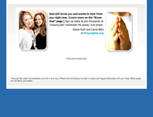Tablet Screenshot of prayingpals.org